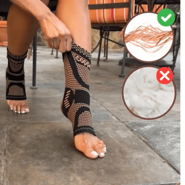 Sosete compresive cu ioni de cupru (1+1 Gratis)